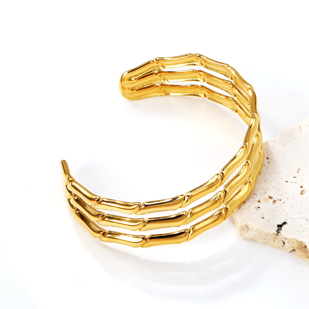 Bamboo Golden cuff