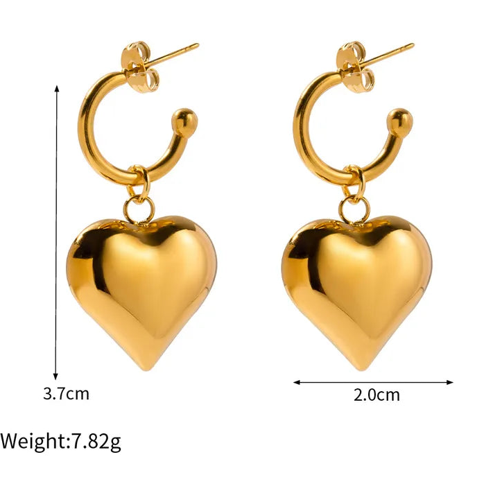 Ami Heart Earrings