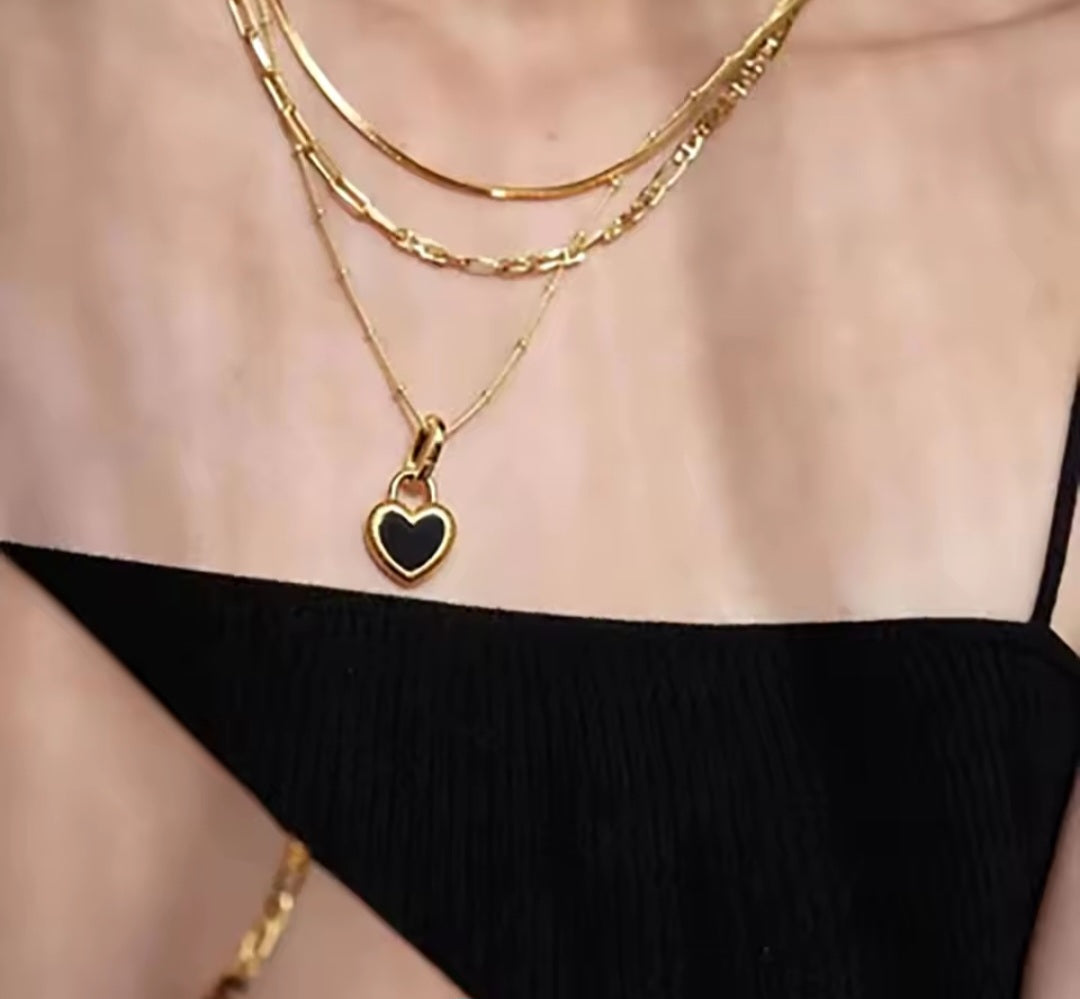 Two sided Heart Necklace