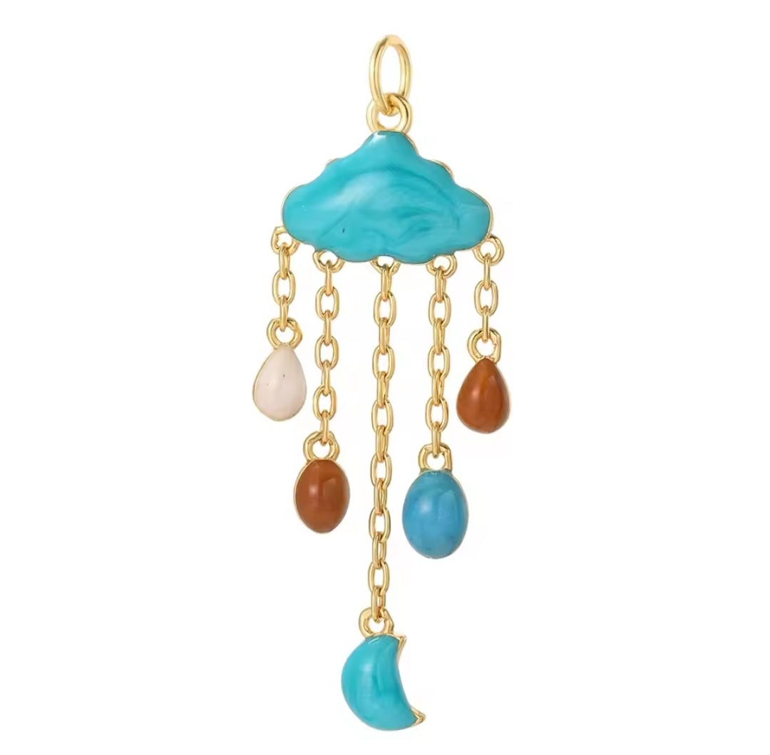 Cloud Drops Neckalce