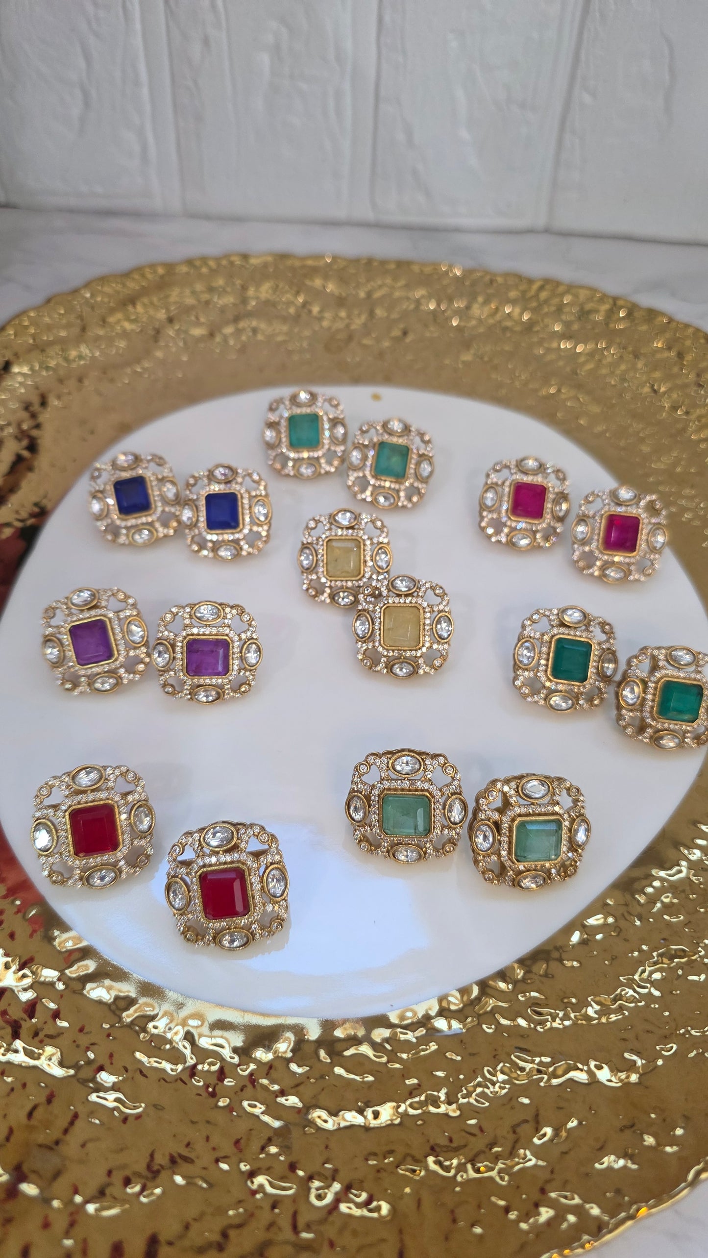 Niharika moissanite studs