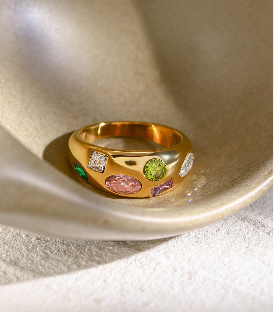Prism Dome Statement Ring