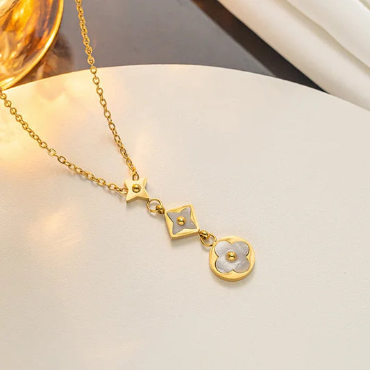 Flower Charm Necklace