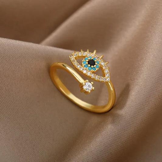 Dainty Eye Evil Ring