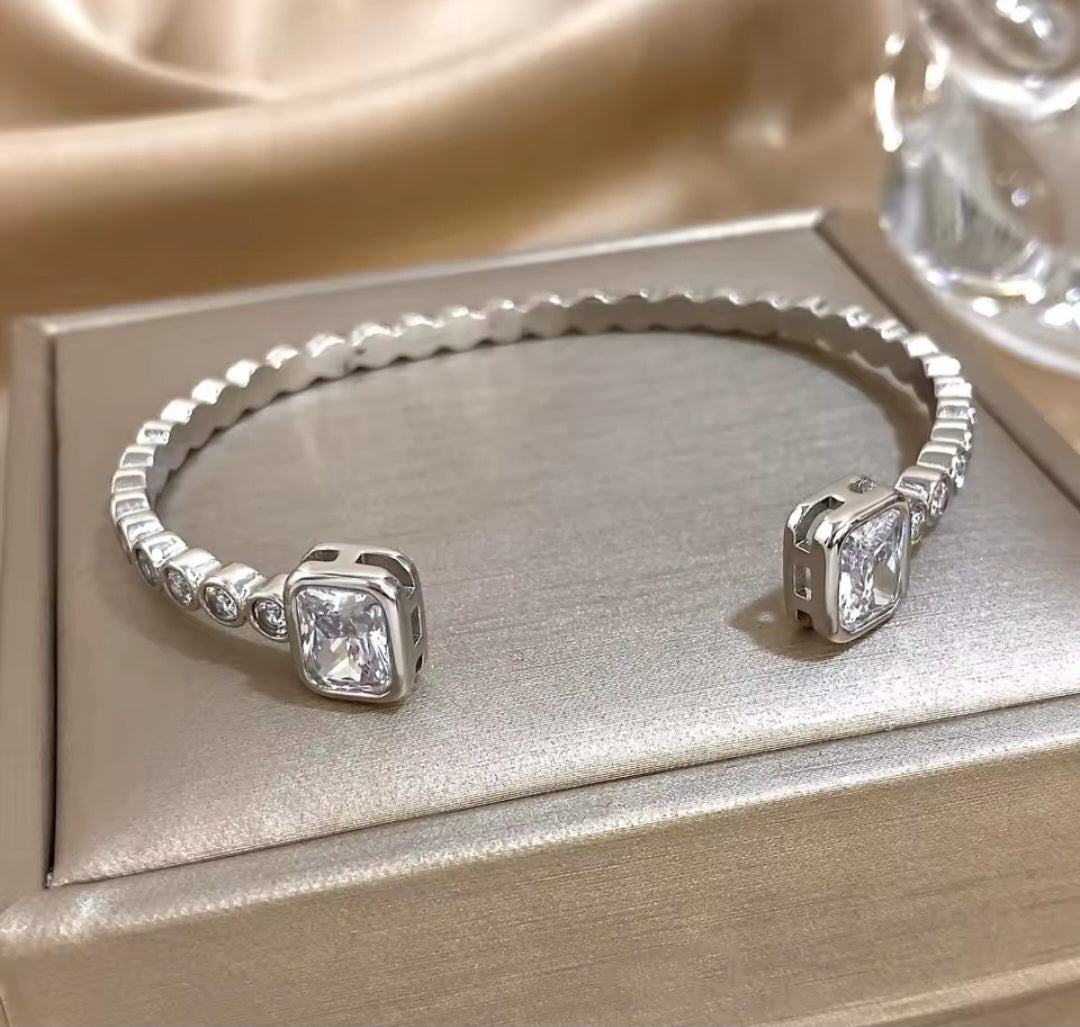 Zara Pave Open Bangle