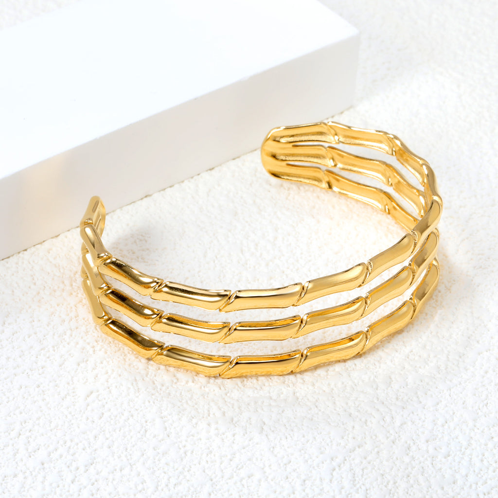 Bamboo Golden cuff