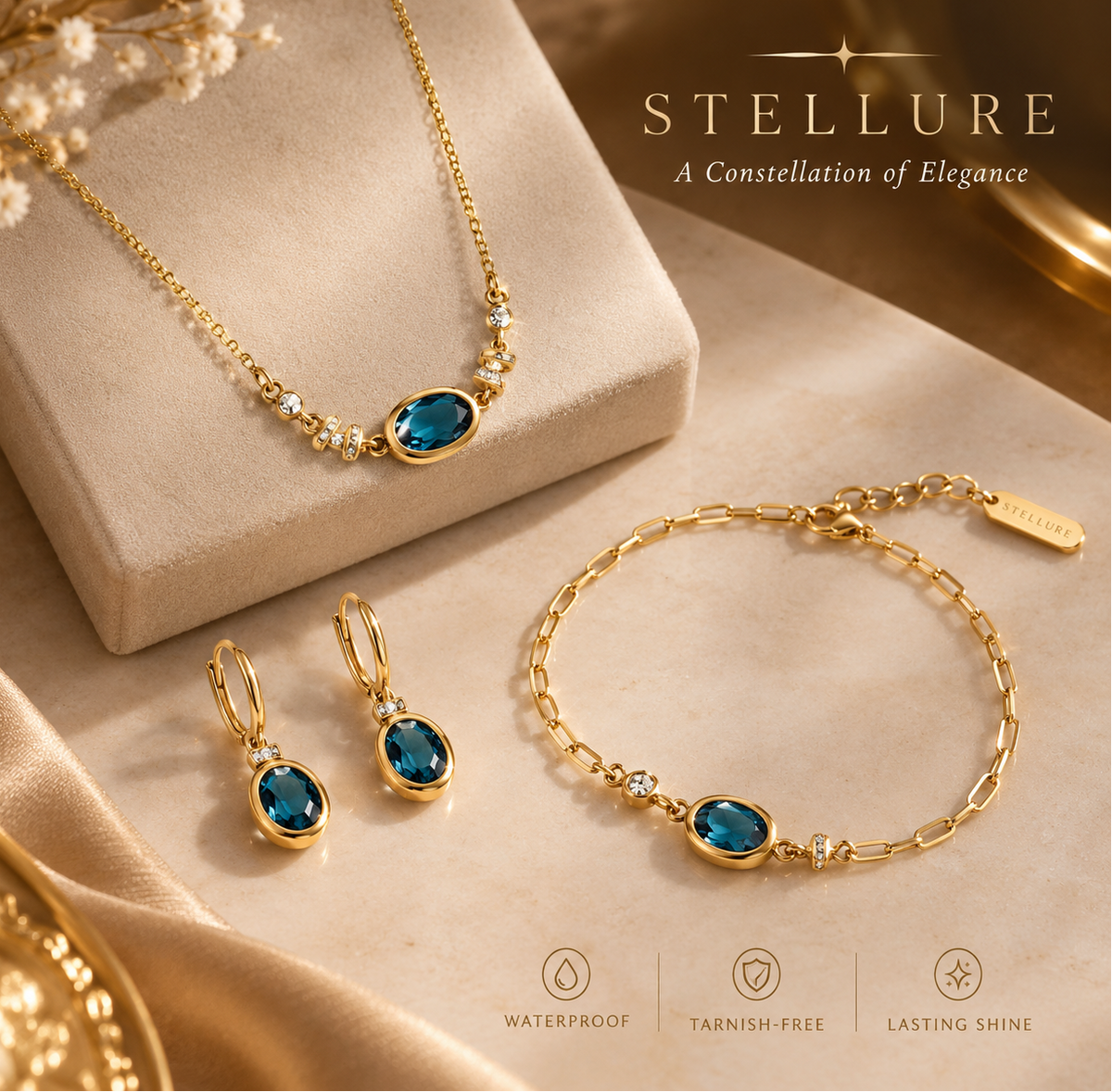 Sapphire Horizon Necklace