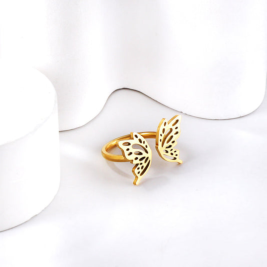 Butterfly Adjustable Ring