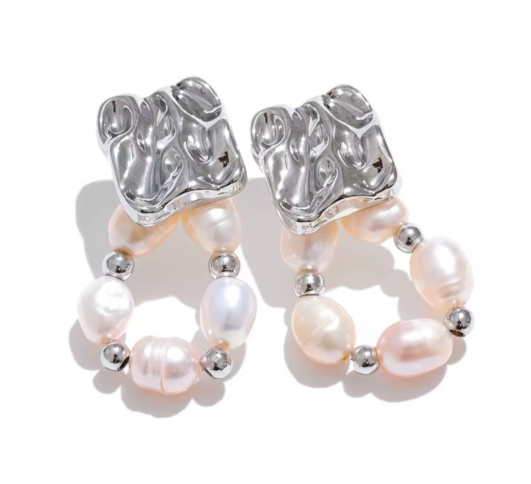Pearl Arc earrings
