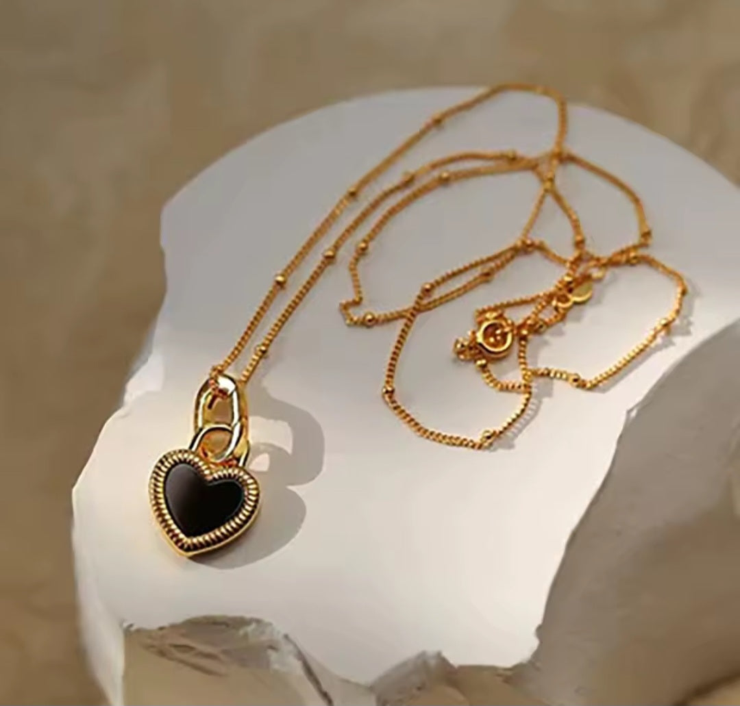Two sided Heart Necklace