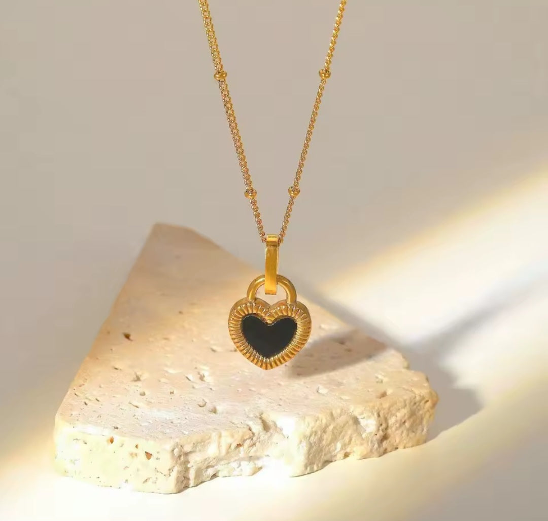 Two sided Heart Necklace