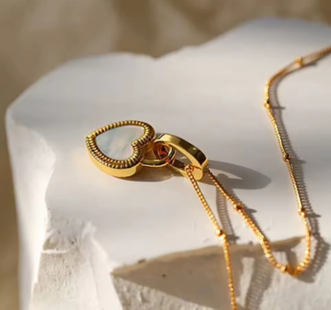 Two sided Heart Necklace