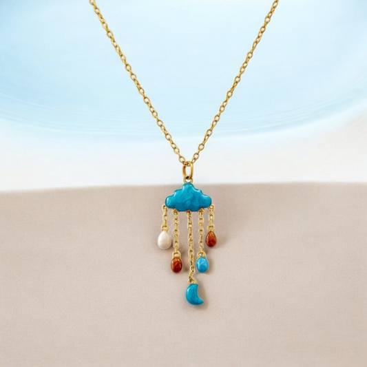 Cloud Drops Neckalce