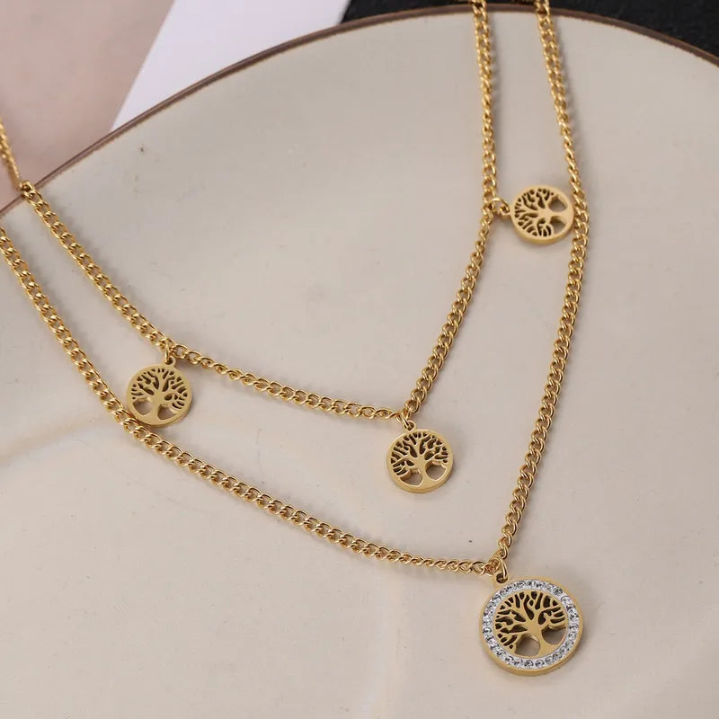 Lucky tree Layered Necklace