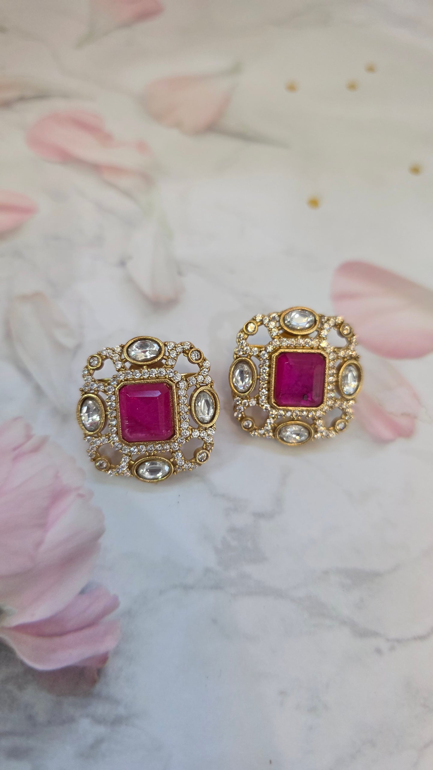 Niharika moissanite studs