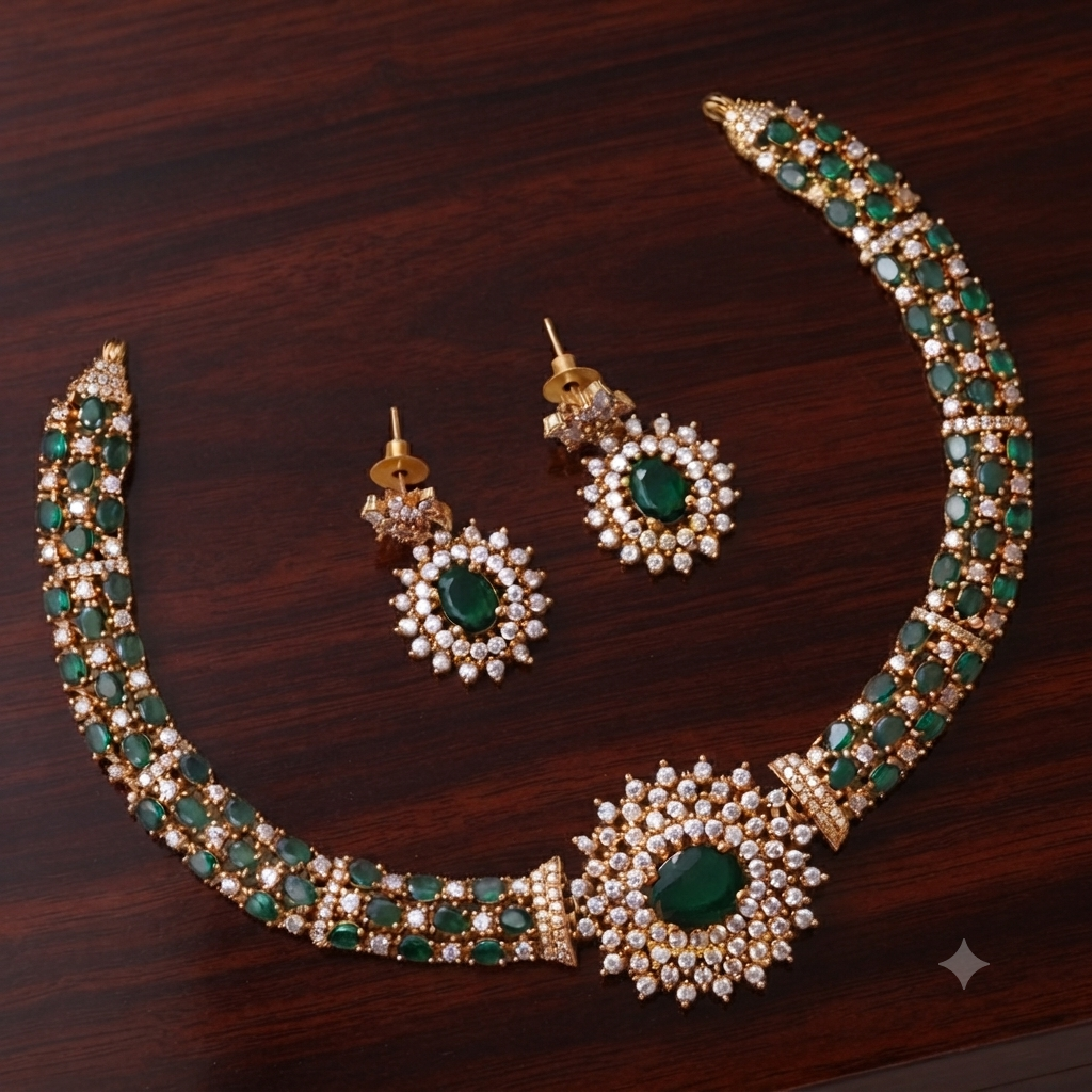 Gold look alike Festive Necklace
