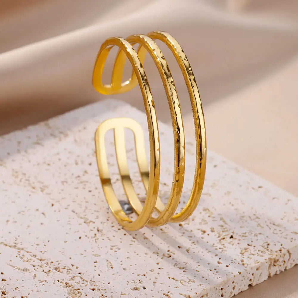 Aura Triple-Band Cuff