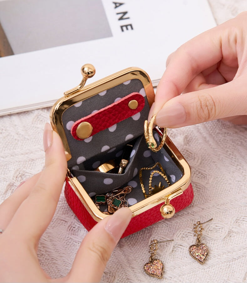 Leather jewelry Box