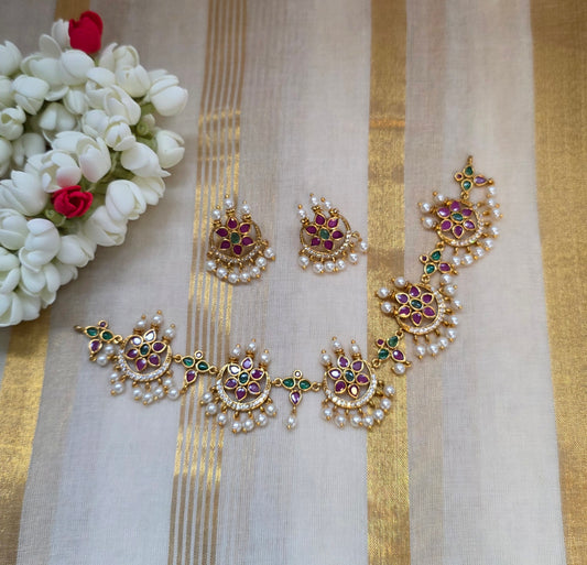 Gold look alike Festive Necklace