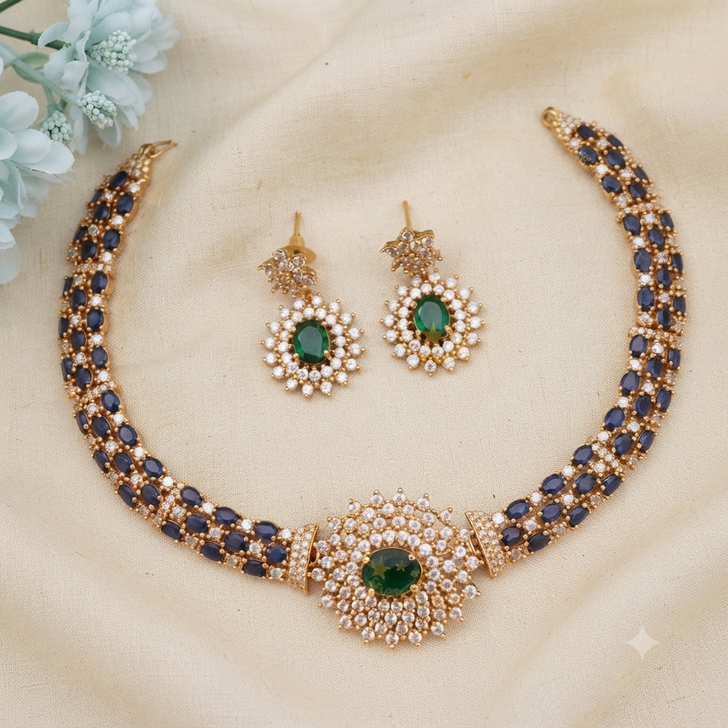Gold look alike Festive Necklace