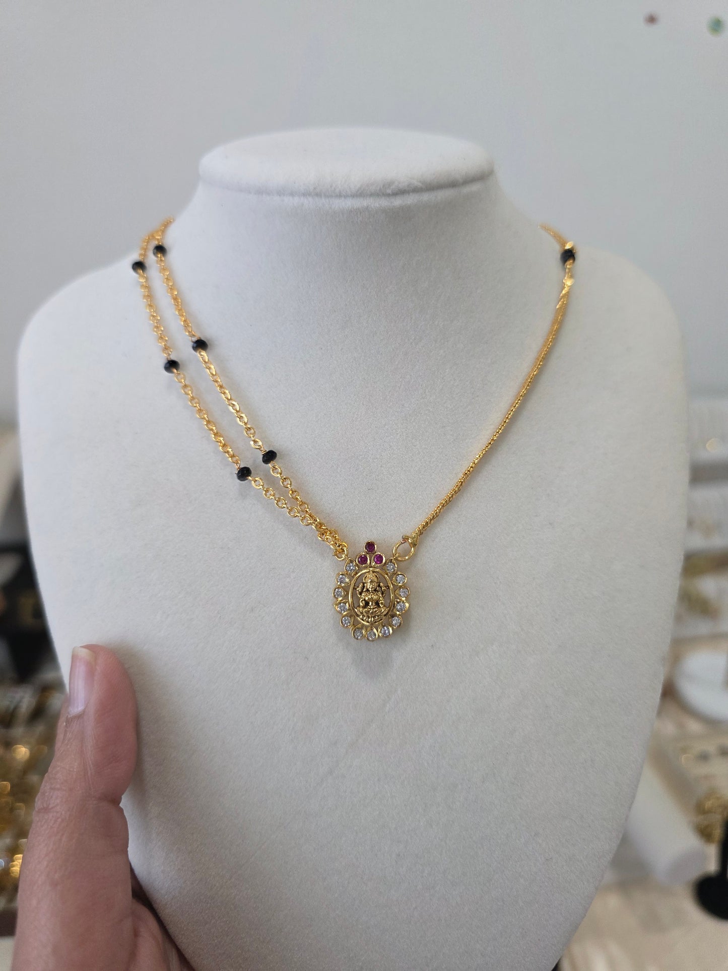 Rashmika Inspired blackhead Necklace
