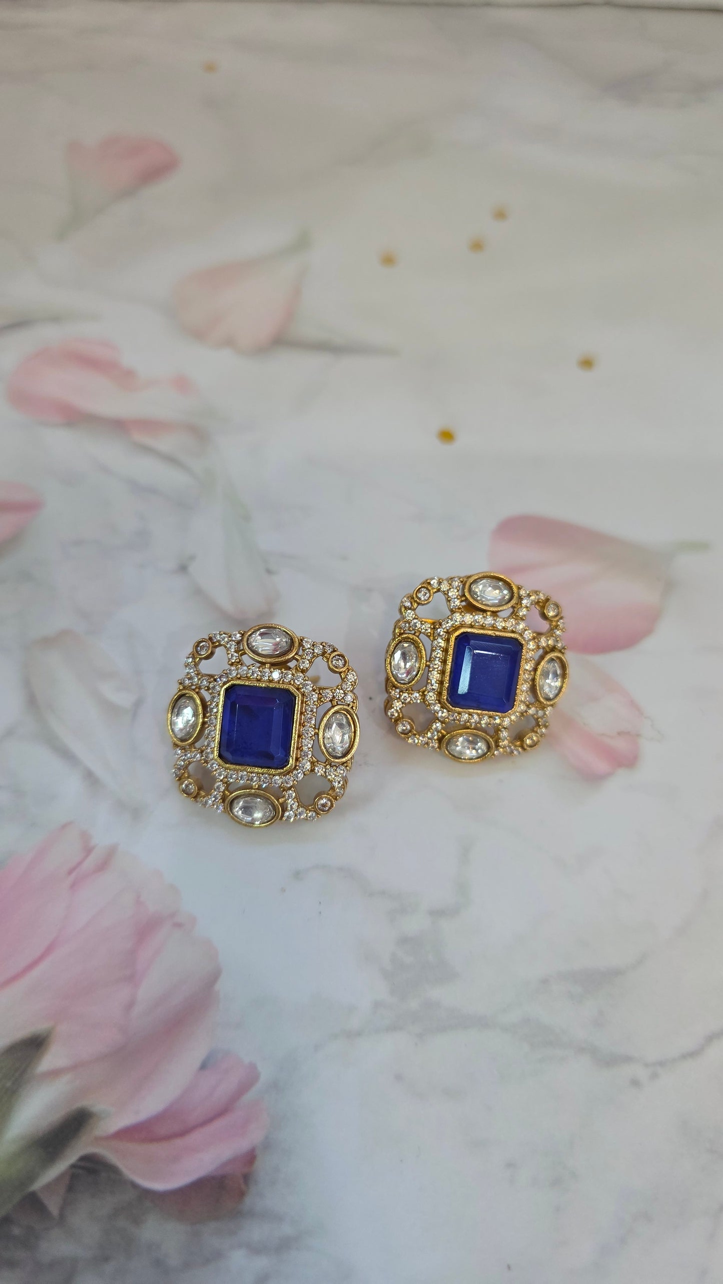 Niharika moissanite studs