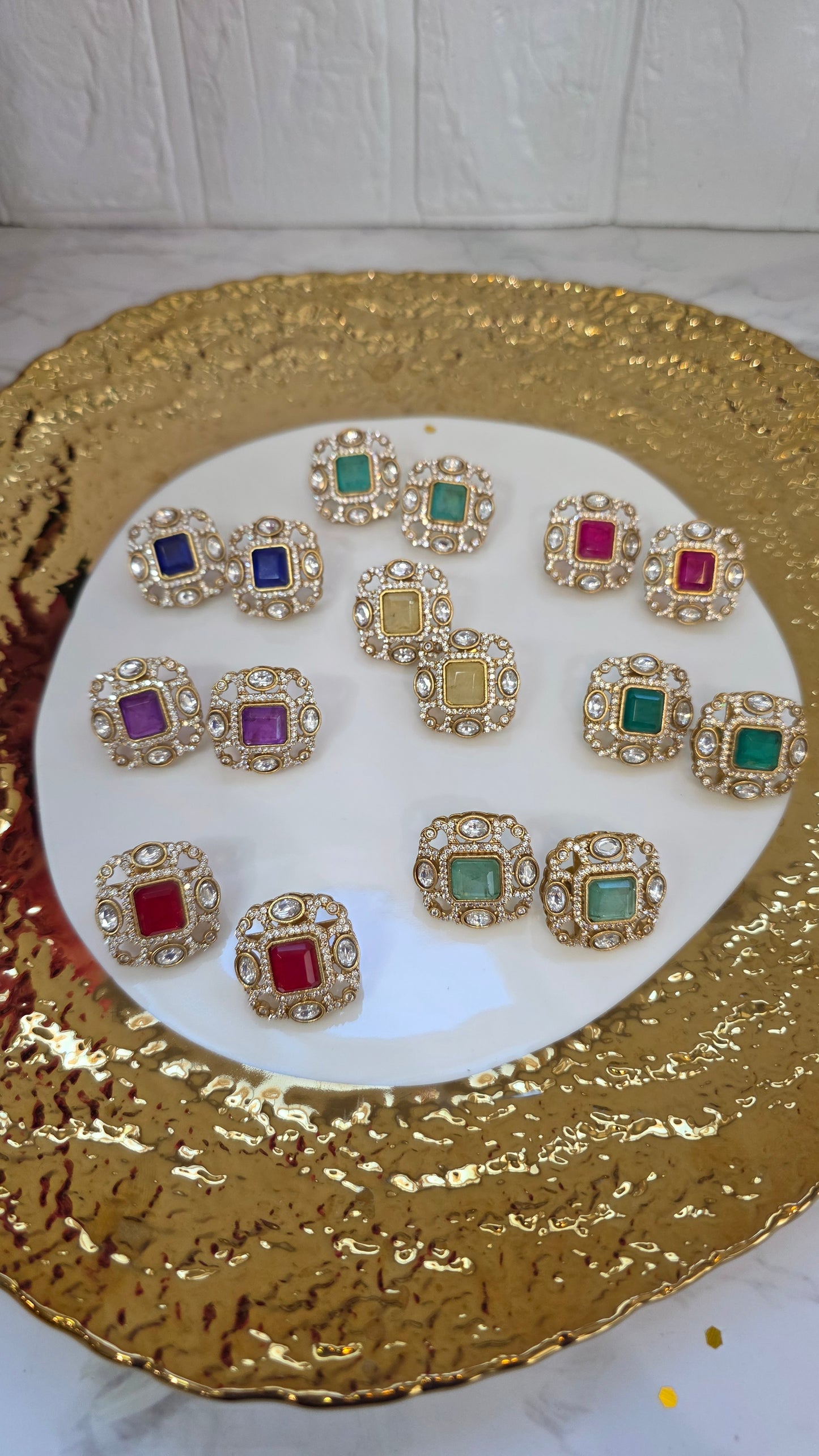 Niharika moissanite studs
