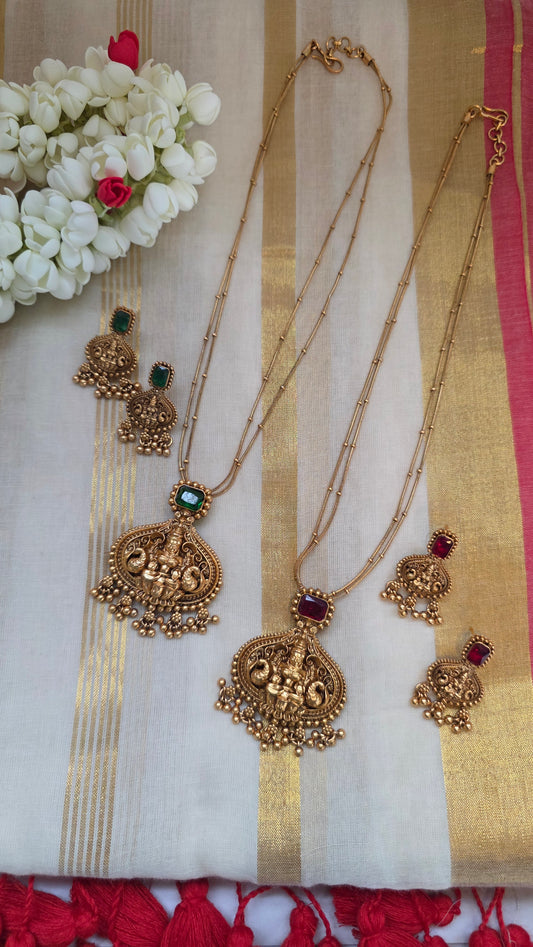 Goddess Lakshmi festive necklace